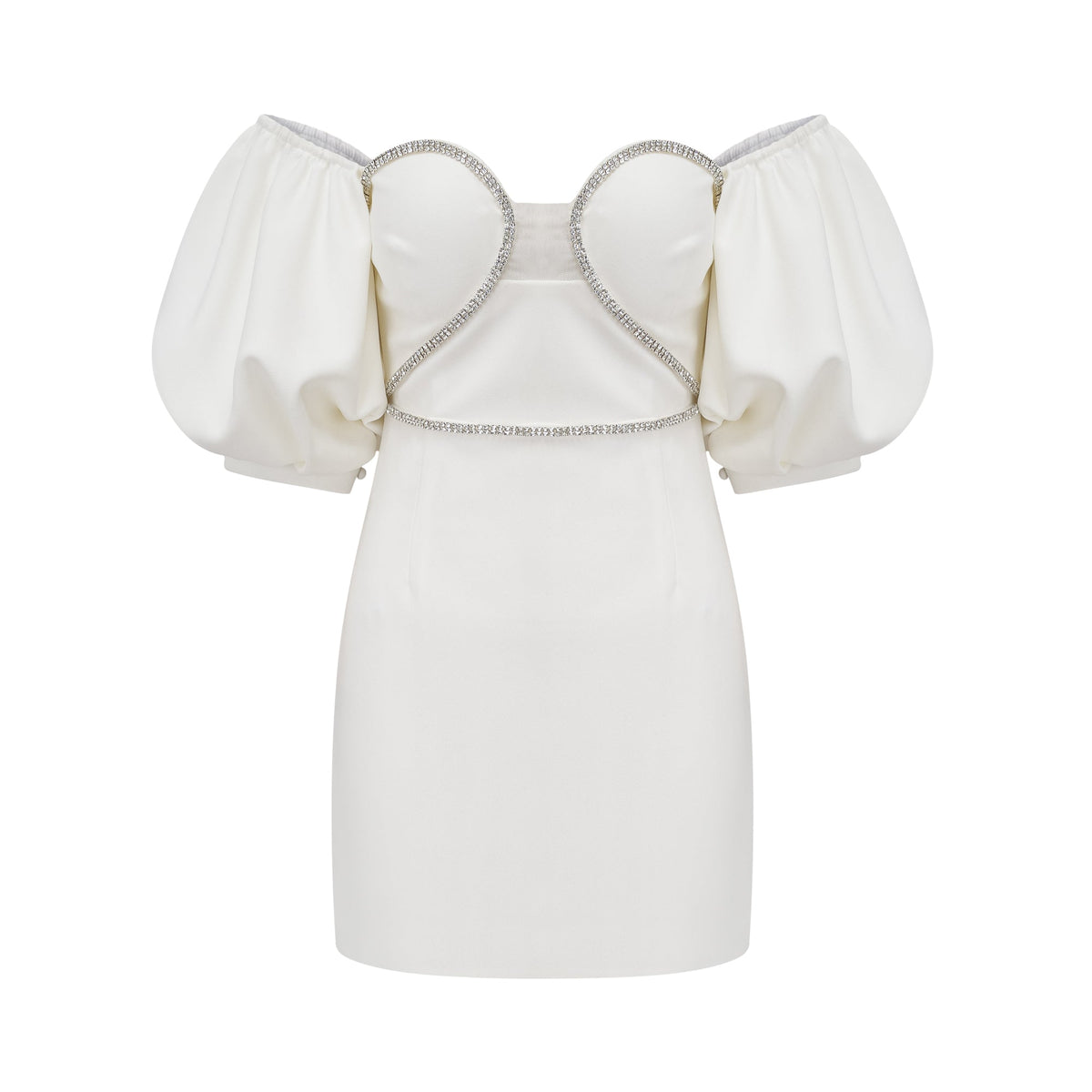 DOROTHÉE PUFF-SLEEVED DRESS