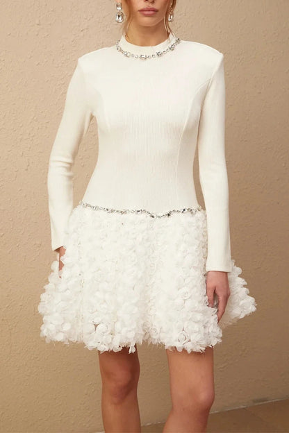 CLARA EMBELLISHED MINI DRESS