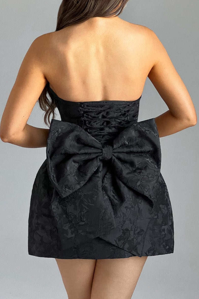 Elenora Mini Dress - Black