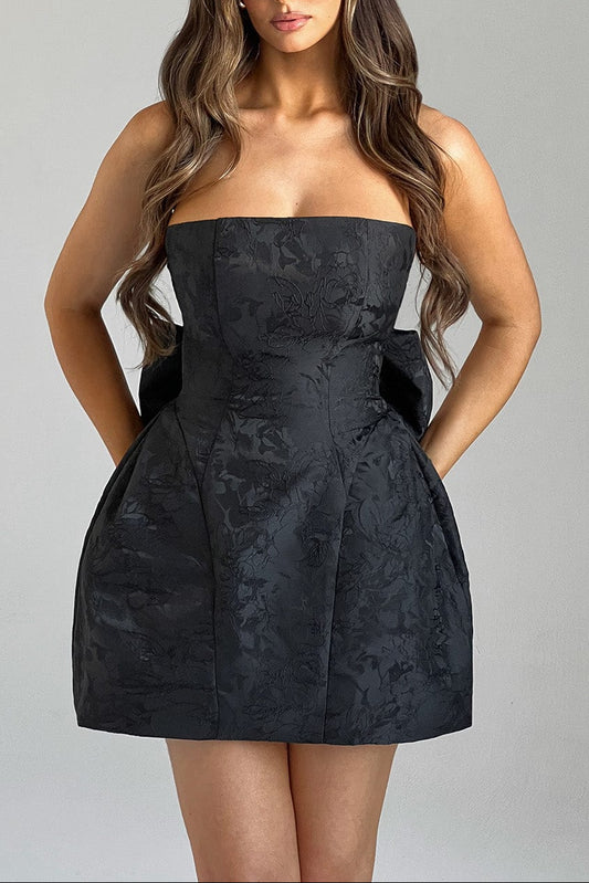 Elenora Mini Dress - Black