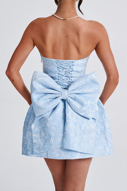 Elenora Mini Dress - Blue