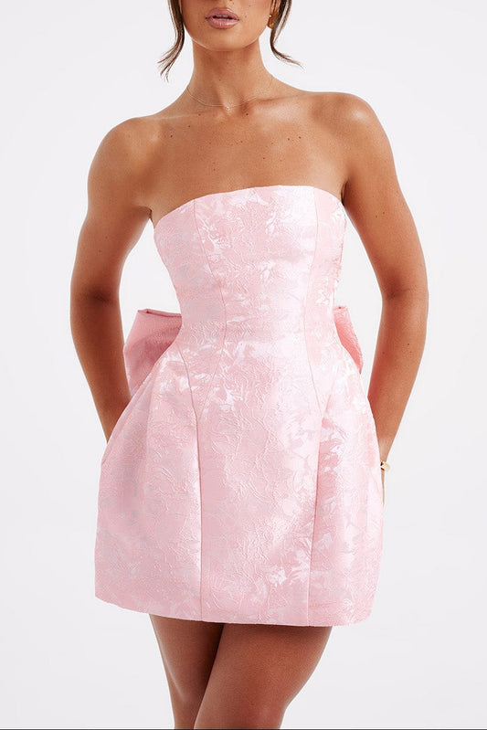 Elenora Mini Dress - Blush