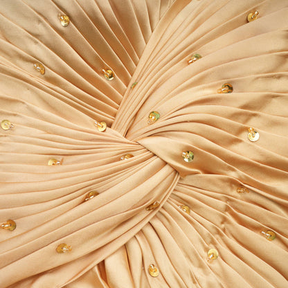 Eline pleated maxi dress