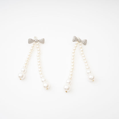 Élodie pearl-embellished stud earrings