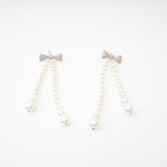 Élodie pearl-embellished stud earrings