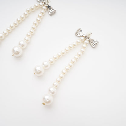 Élodie pearl-embellished stud earrings