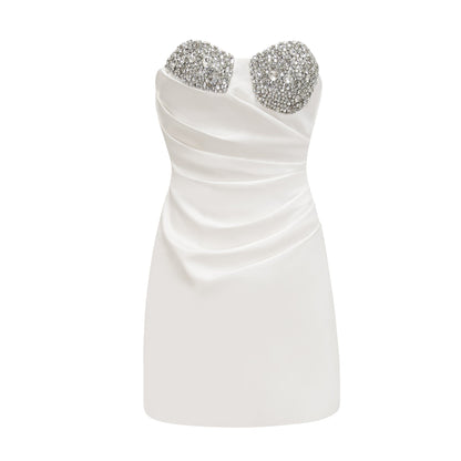 Emmeline crystal-embellished mini dress