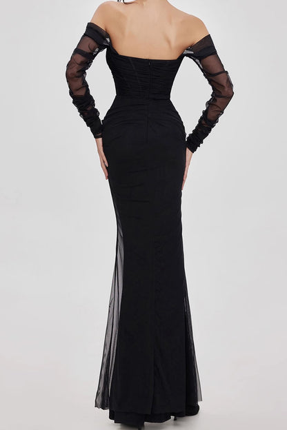 MESH MAXI DRESS