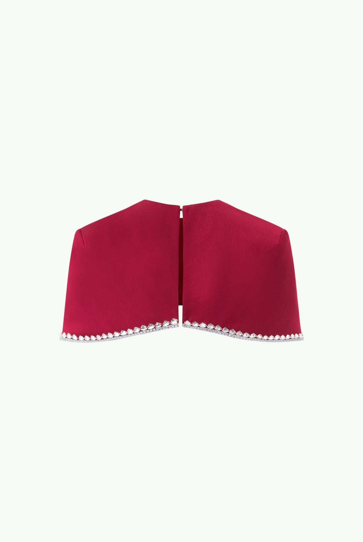 Spaghetti Strap Asymmetric Pleated midi Dress in red