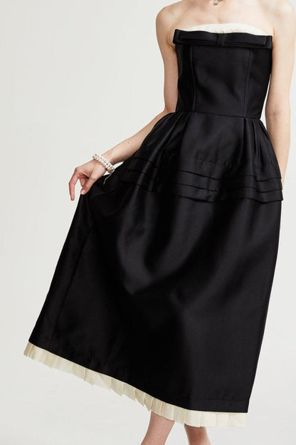 Felisara midi dress in black