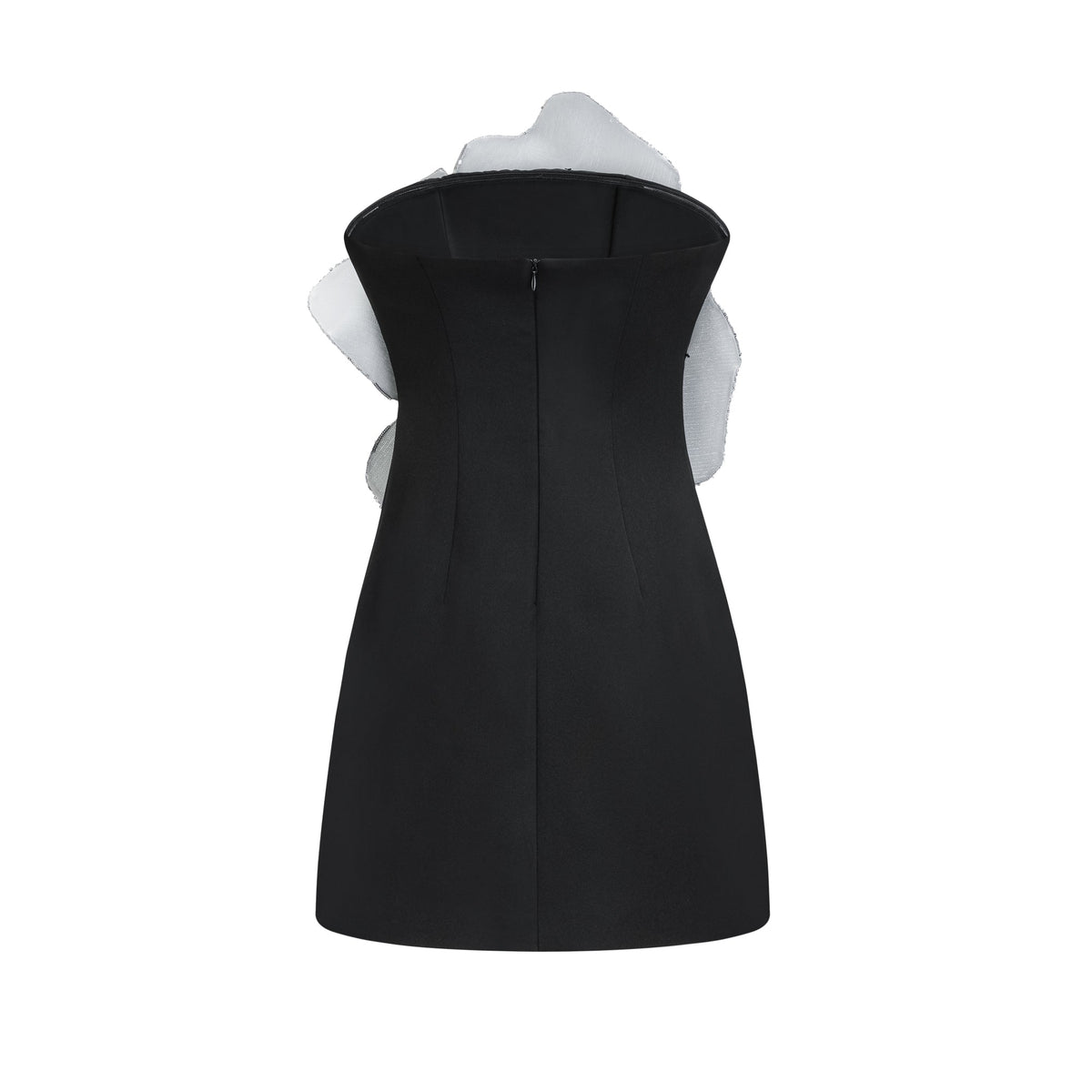 FLORENCE FAUX-FLOWER MINI DRESS