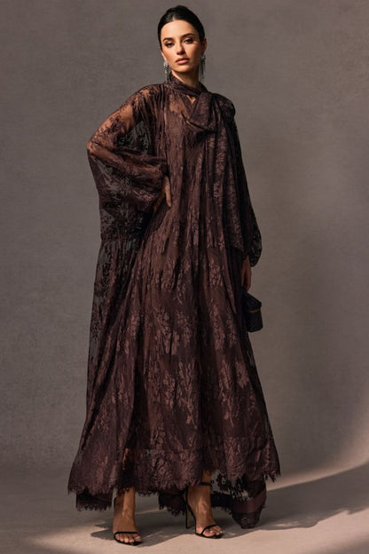 Catharine Floral Lace Sheer Maxi Dress