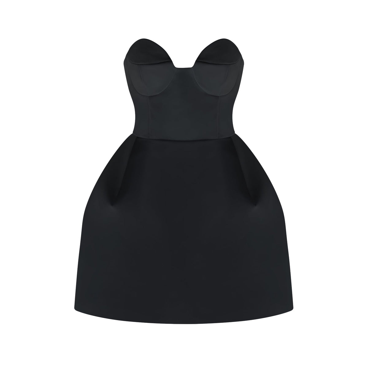 Laure bustier mini dress