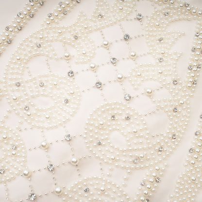 Luna embellished top & skirt matching set