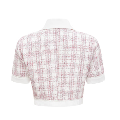 Melanie cropped top & skirt matching set