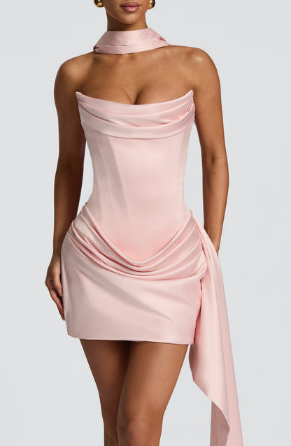 leona Mini Dress - Blush