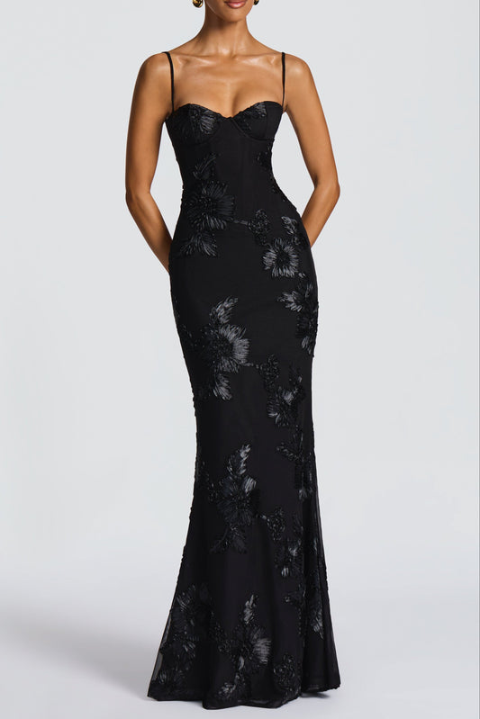 Nefertiti Maxi Dress - Black