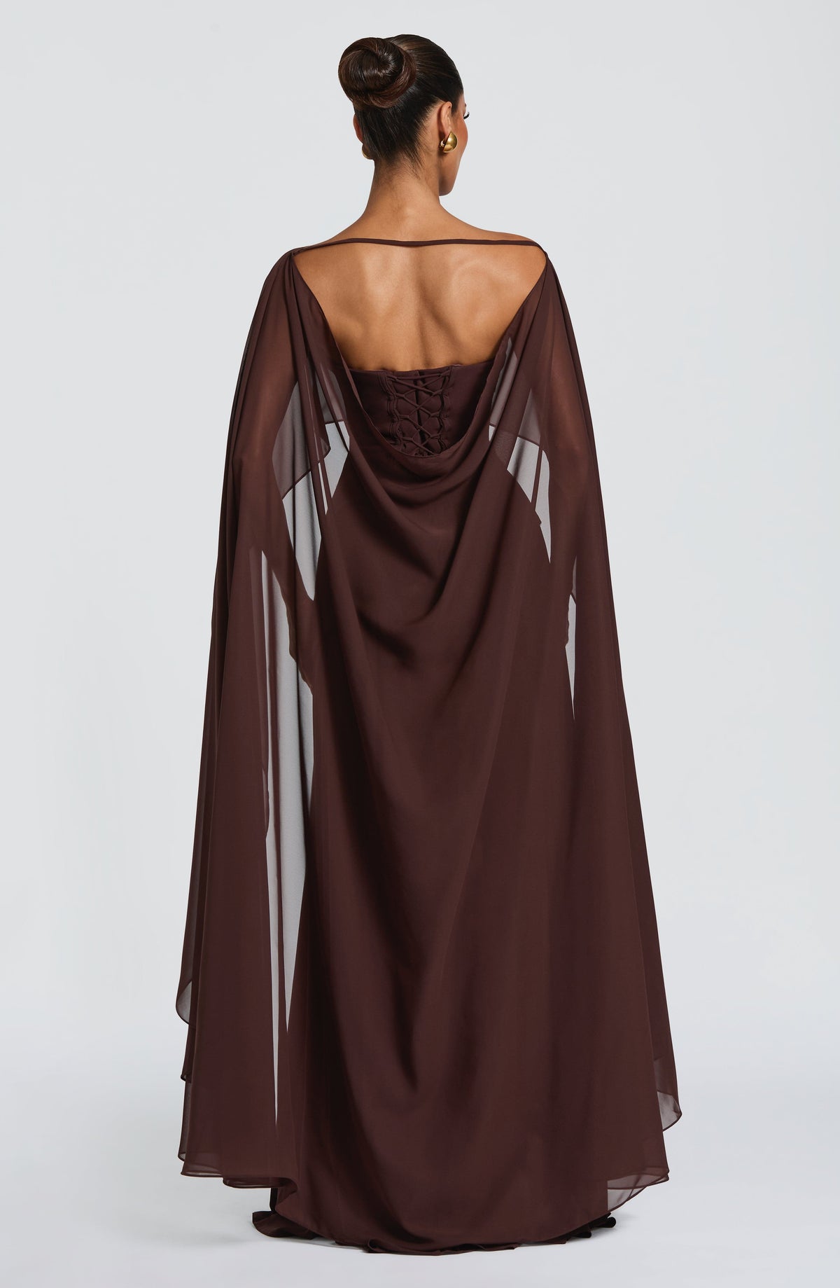 Patricia Maxi Dress - Plum Brown