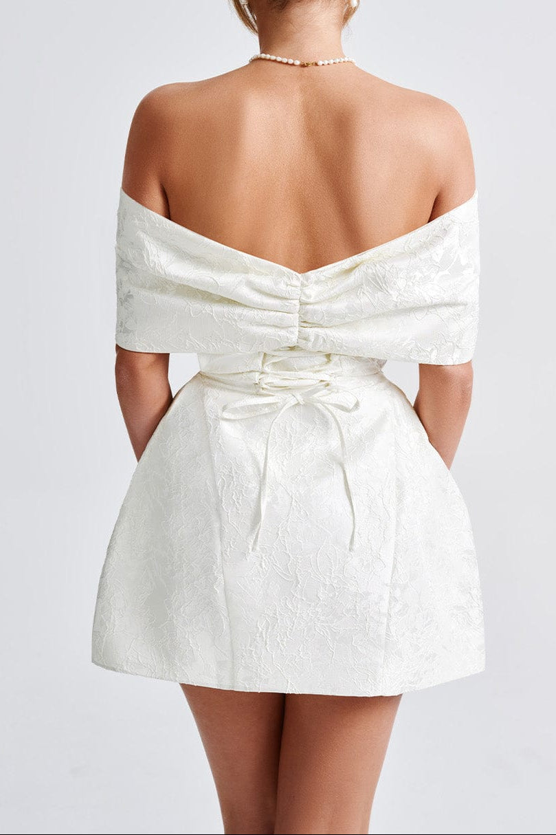 Raquel Mini Dress - Ivory