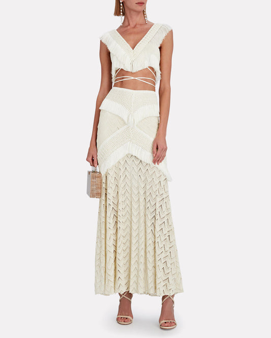 Tara |  Fringe Beach Dress Set