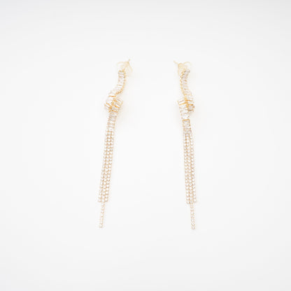 Thérèse chain tassel earrings