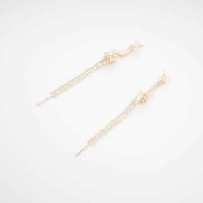 Thérèse chain tassel earrings