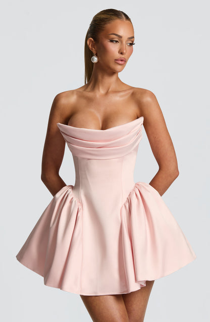 Trinity Mini Dress - Blush
