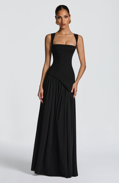 Tullulah Maxi Dress - Black