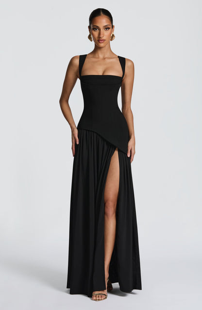 Tullulah Maxi Dress - Black