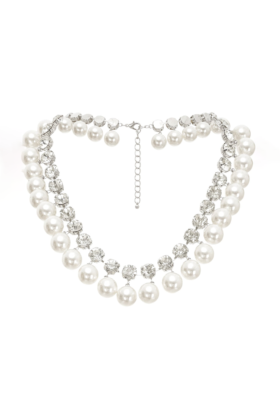 Valérie pearl-embellished layered necklace