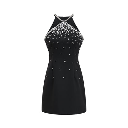 embellished mini dress