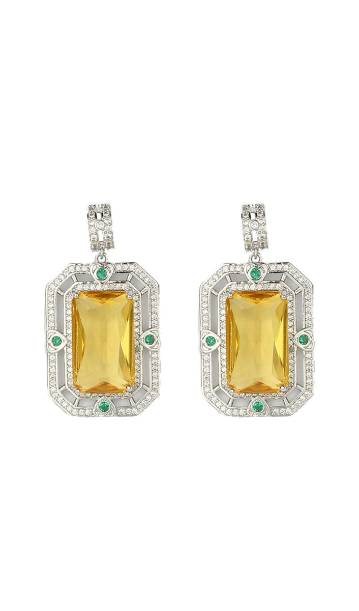 ZIRCON GEOMETRIC EARRINGS