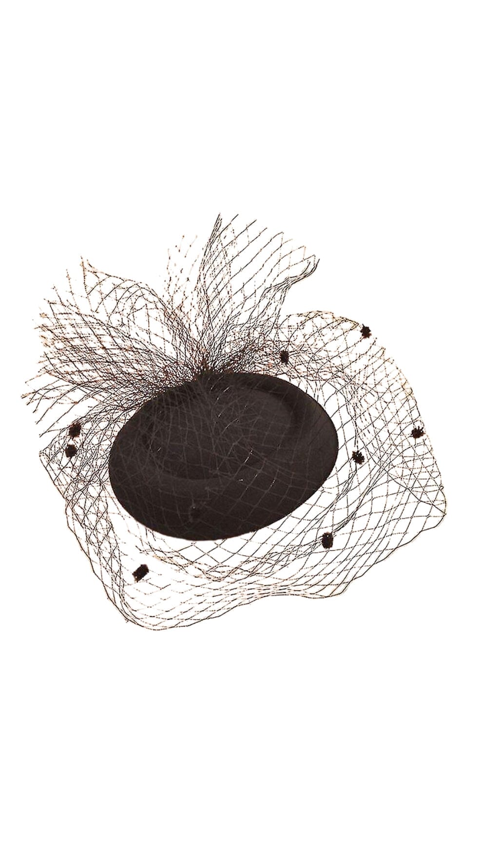 TOPPER MESH NET VEIL FELT HAT styleofcb 