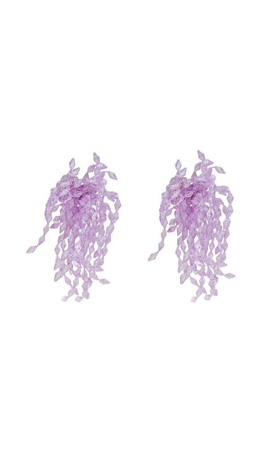 VIOLET CRYSTAL EARRINGS