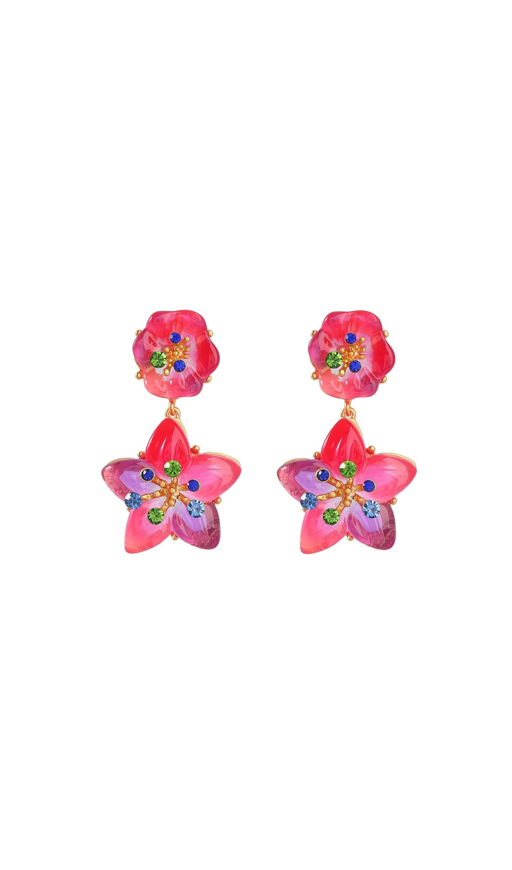 COLORFUL PETAL ALEC EARRINGS