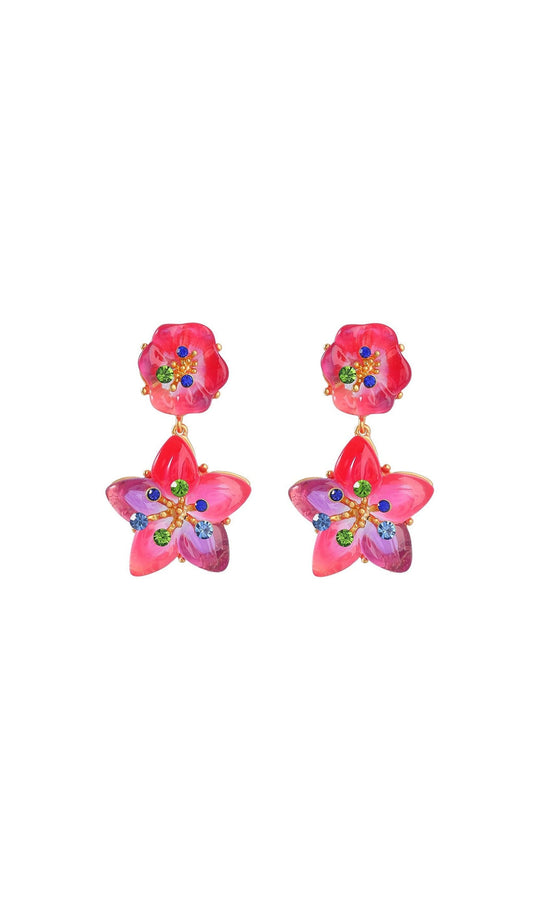 COLORFUL PETAL ALEC EARRINGS
