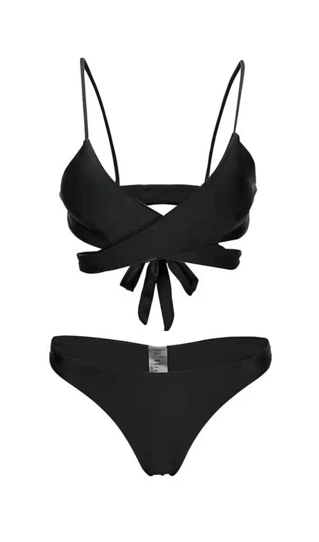 BLACK BIKINI TOP Swimwear Oh CICI 